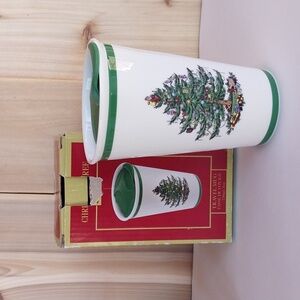 Spode Christmas Tree Travel Mug in Box MSRP $30.00